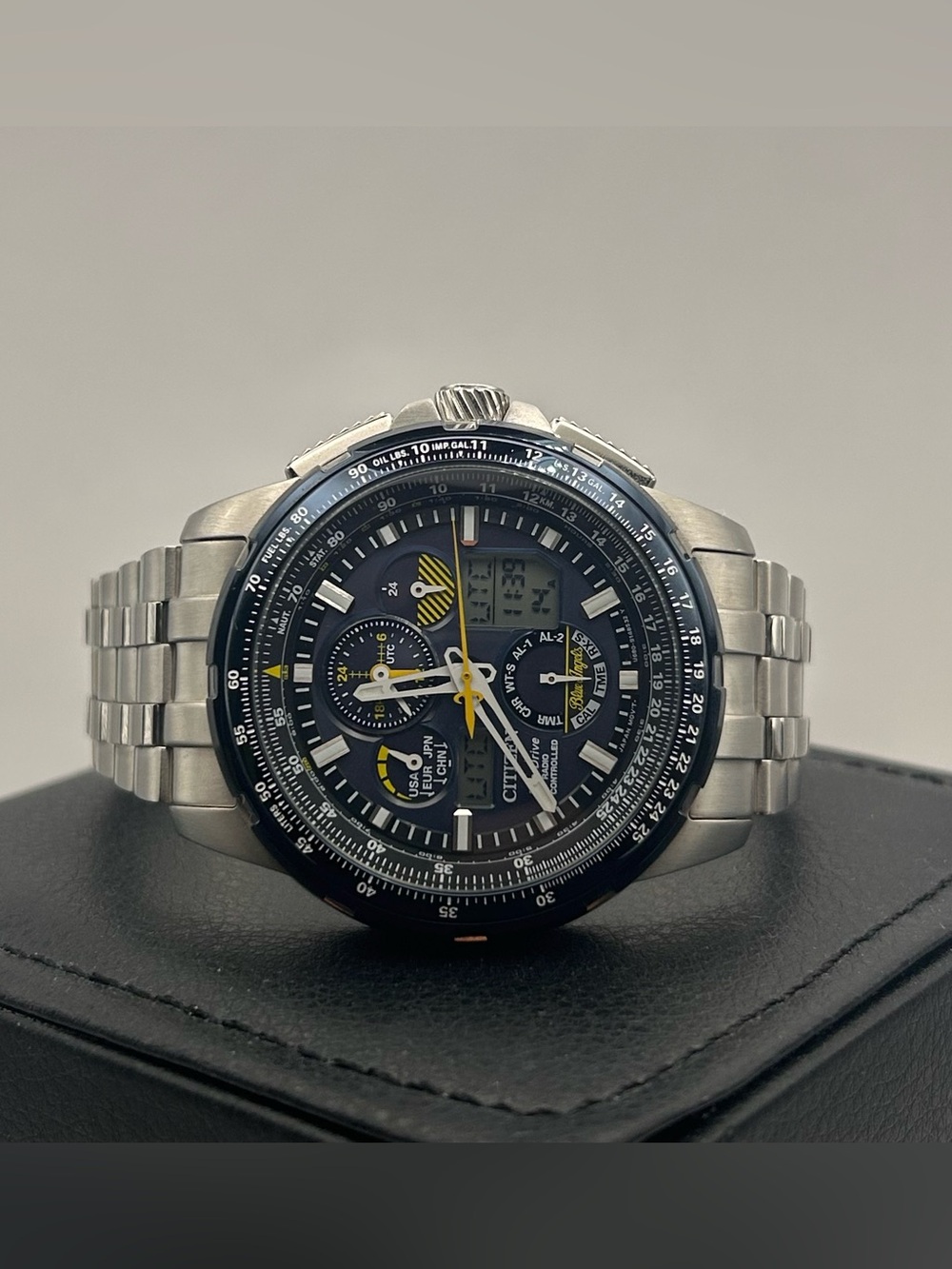 Citizen Blue Angels Skyhawk A-T Eco-Drive Promaster Blue Solar Quartz 45mm Watch